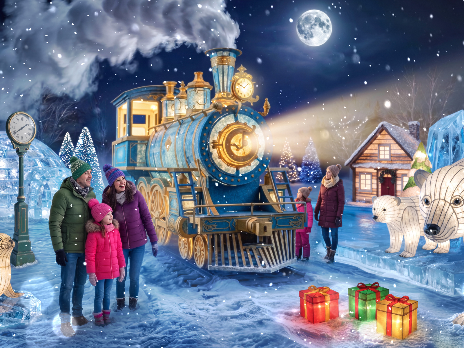 YWP Polar Bear Express Wide Landscape RGB