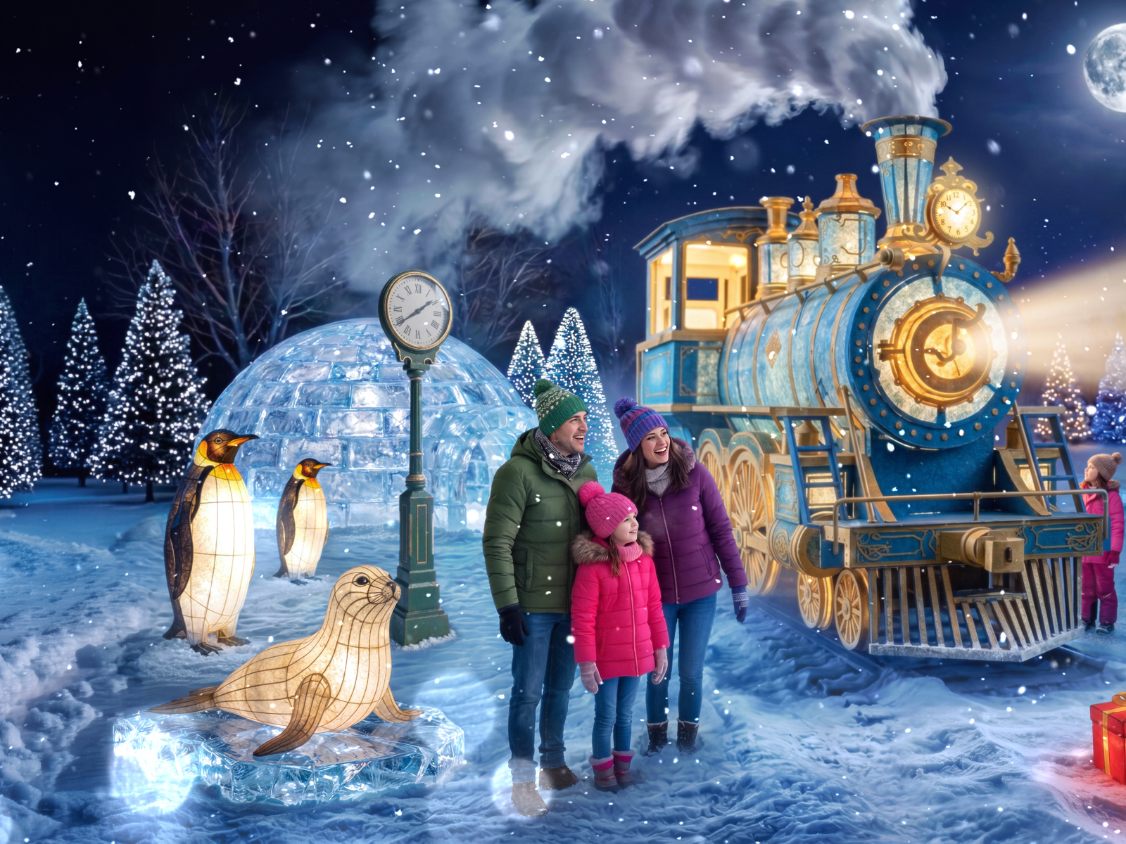YWP Polar Bear Express Wide Landscape RGB
