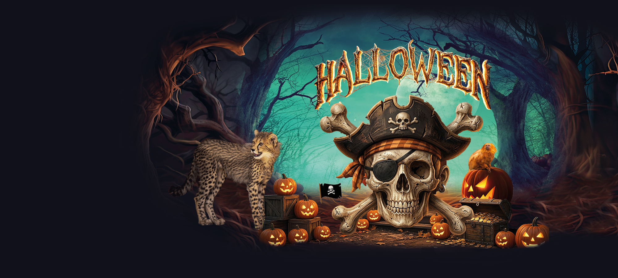 YWP 2984 Halloween Carousel Home
