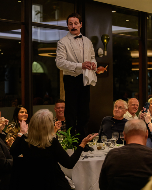 20220929 Faultytowersthediningexperience Presidenthotel PRODUCTIONPHOTOGRAPHY London ©Janehobson JHO 6389